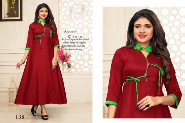 Kaamiri Samira Rayon Fancy Casual Wear Kurtis